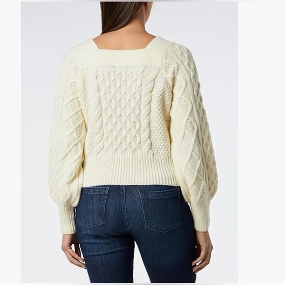 MISS SELFRIDGE CROPPED SQUARE NECK CABLE KNIT SWEATER!! - Picture 4 of 14